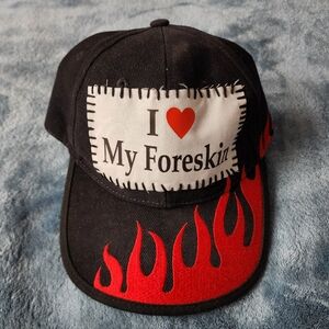 DIY I <3 My Foreskin Flame Hat